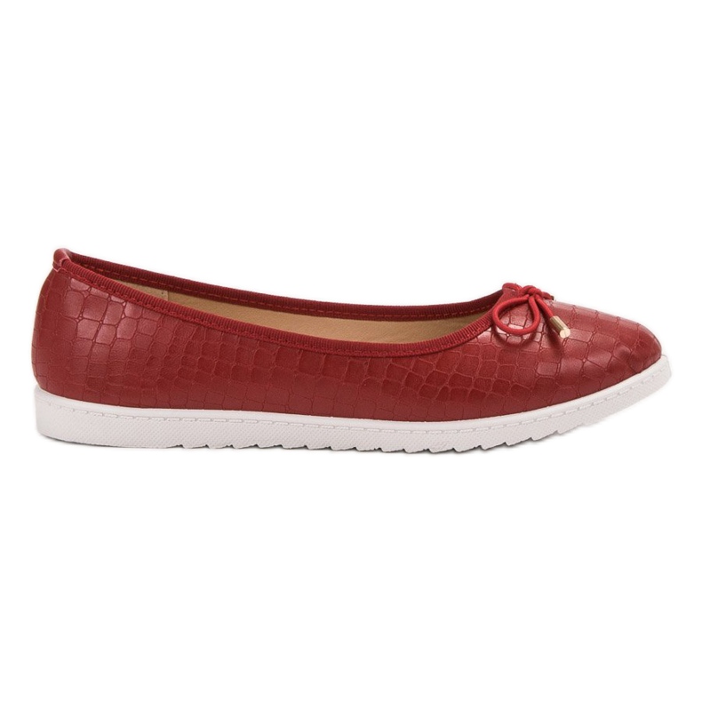Comer Eleganti ballerine bordeaux rosso