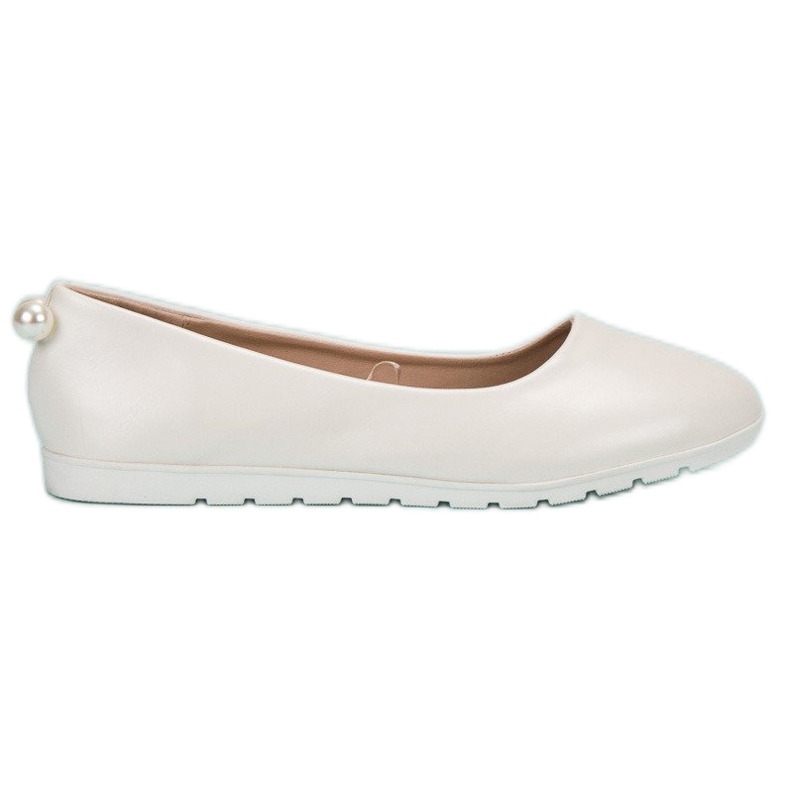 SHELOVET Ballerine bianche bianca
