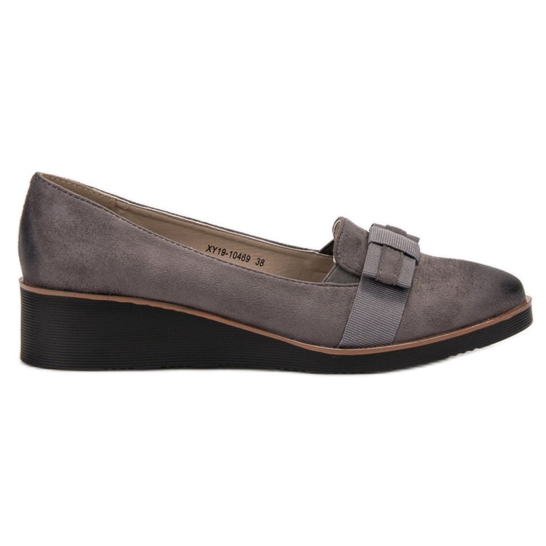 Décolleté Con Fiocco VINCEZA grigio
