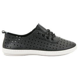 SHELOVET Sneakers da donna traforate nero