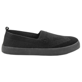 SHELOVET Slip in tessuto nero