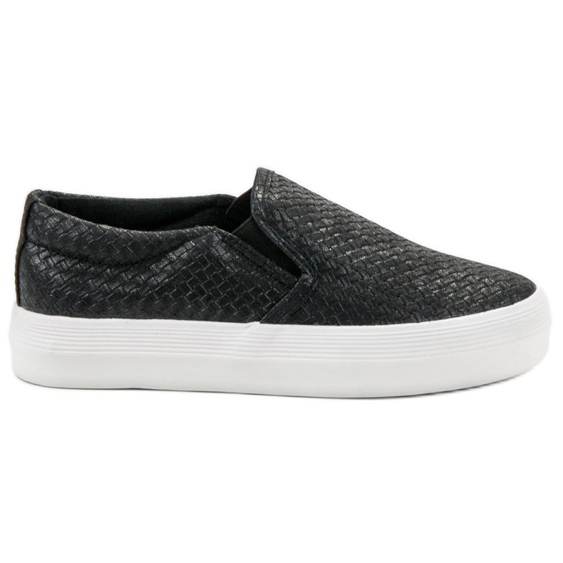 SHELOVET Scarpe da ginnastica nere senza lacci nero