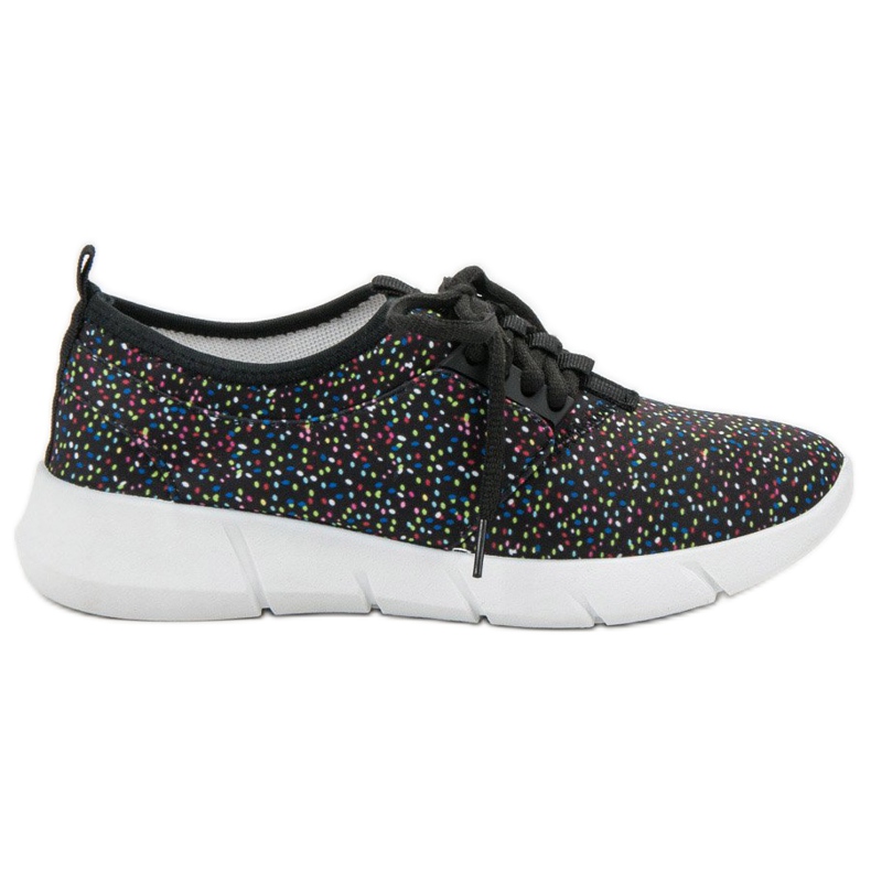 Bona Scarpe Sportive Con Pois nero