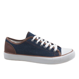 Sneakers uomo blu navy DD50-40
