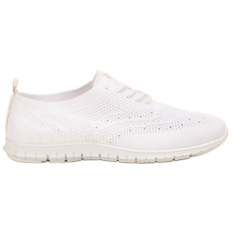 SHELOVET Scarpe sportive in tessuto bianca