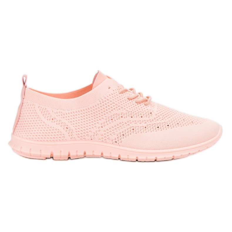 SHELOVET Scarpe sportive in tessuto rosa
