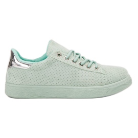 SHELOVET Scarpe menta da donna verde