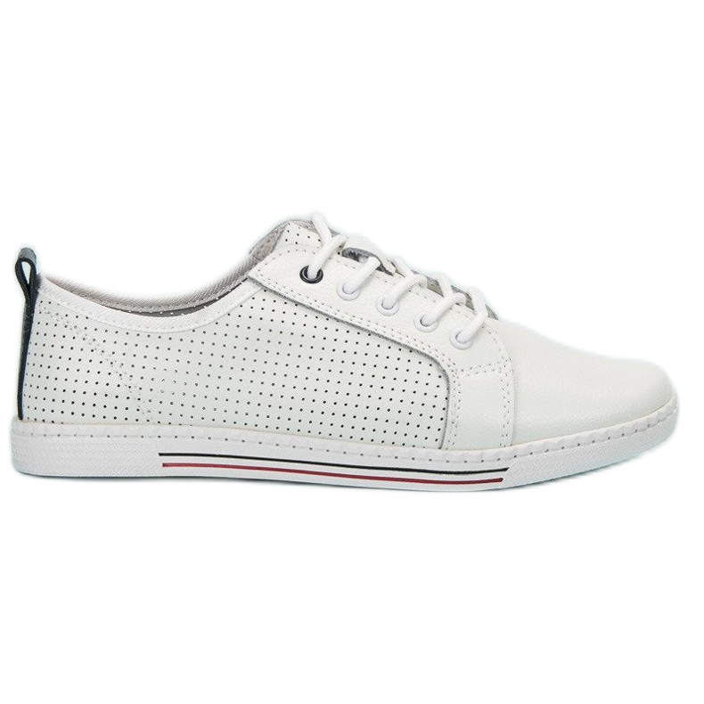 Filippo Scarpe brogue in pelle bianca