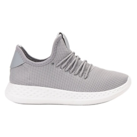 SHELOVET Scarpe sportive grigie grigio