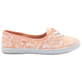 Sneakers con motivo VICES bianco arancia