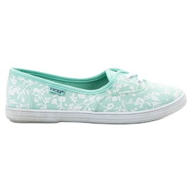 Sneakers con motivo VICES bianca verde