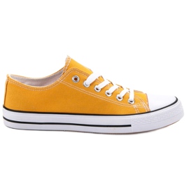 SHELOVET Scarpe da ginnastica senape giallo