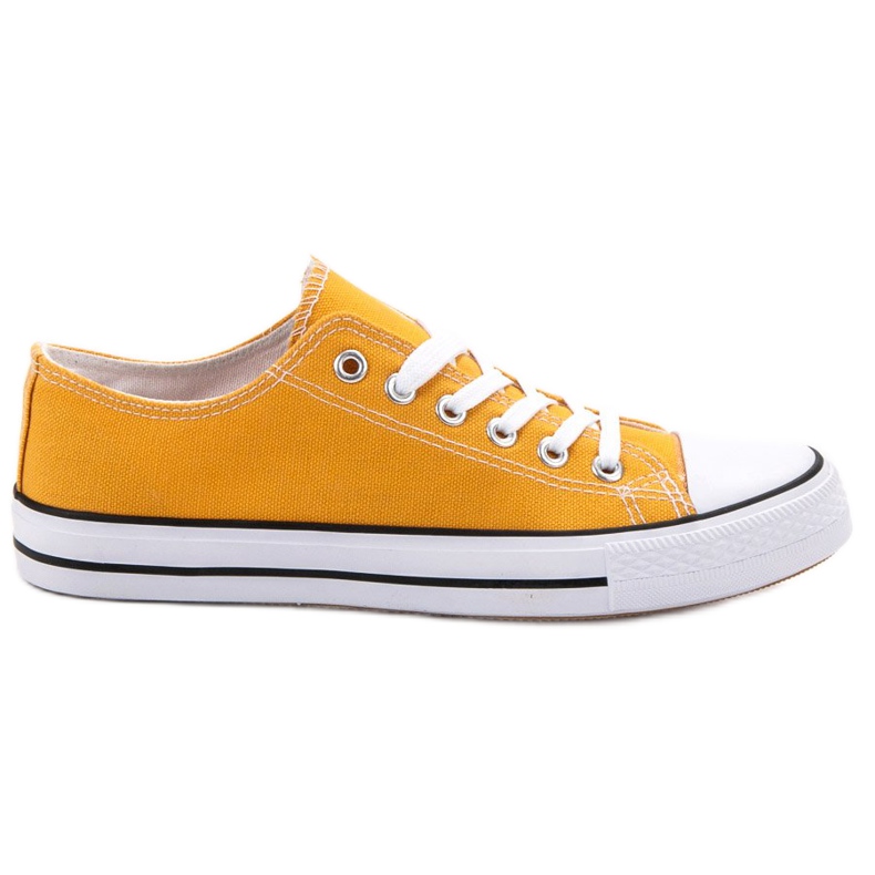 SHELOVET Scarpe da ginnastica senape giallo