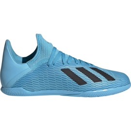 Scarpe da calcio adidas X 19.3 In Jr F35354 blu