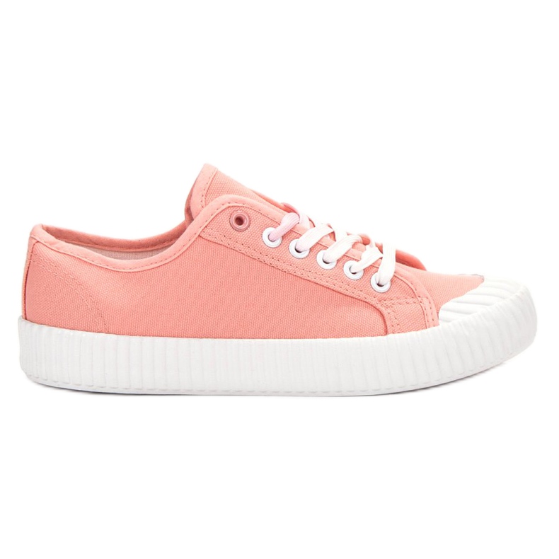 SHELOVET Sneakers Salmone arancia multicolore