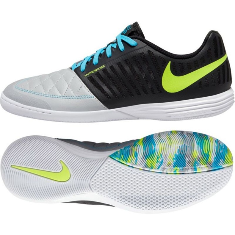 Scarpe indoor Nike Lunargato Ii Ic M 580456-070 blu nero