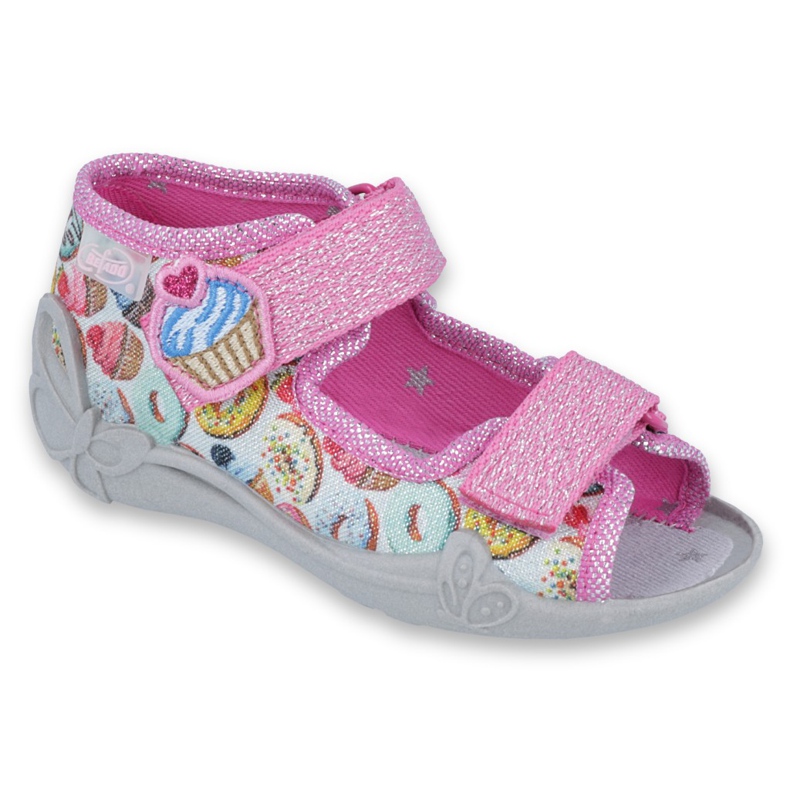 Scarpe per bambini Befado 242P092 rosa multicolore