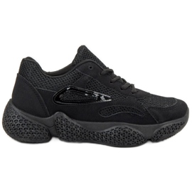 SHELOVET Sneakers nere da donna nero