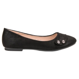 Small Swan Ballerine Con Glitter nero