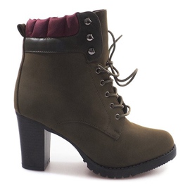 Stivali allacciati Workers A-151 Green verde