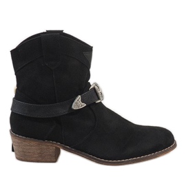 Stivali da cowboy neri BS-6821 nero