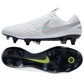 Scarpa da calcio Nike Tiempo Legend 8 Elite SG-Pro Ac M AT5900-100 bianca bianca