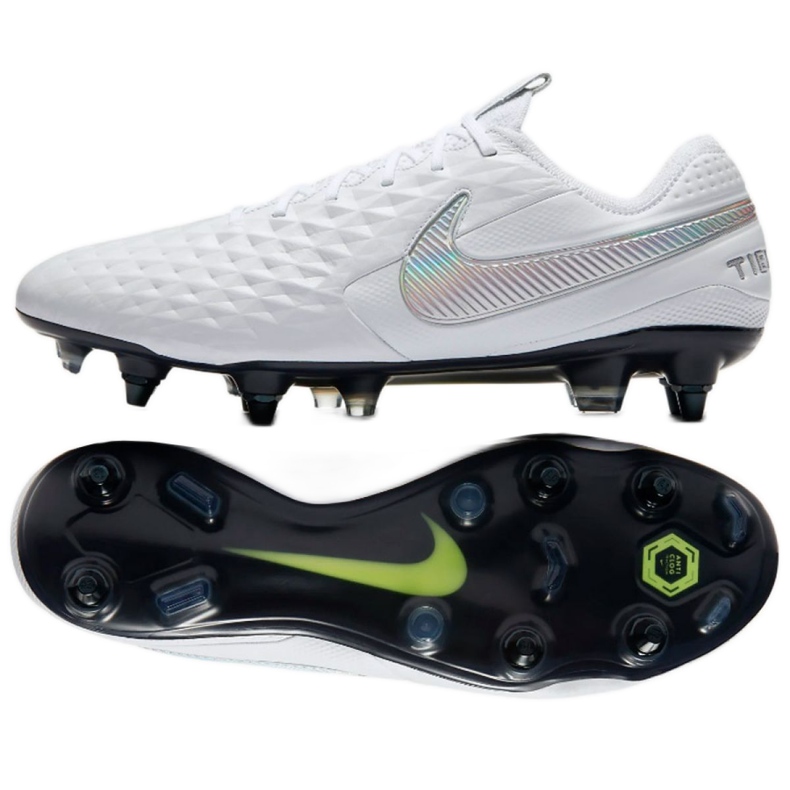 Scarpa da calcio Nike Tiempo Legend 8 Elite SG-Pro Ac M AT5900-100 bianca bianca