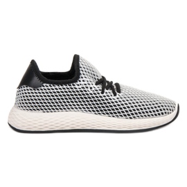 SHELOVET Scarpe slip-on alla moda bianco nero