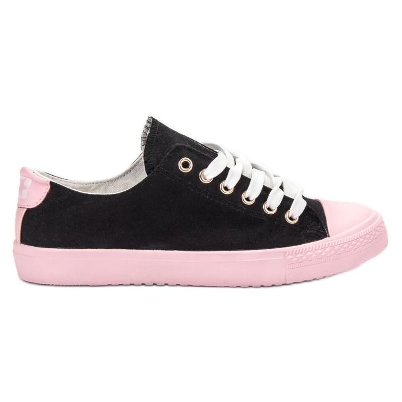 SHELOVET Sneakers bicolore nero rosa