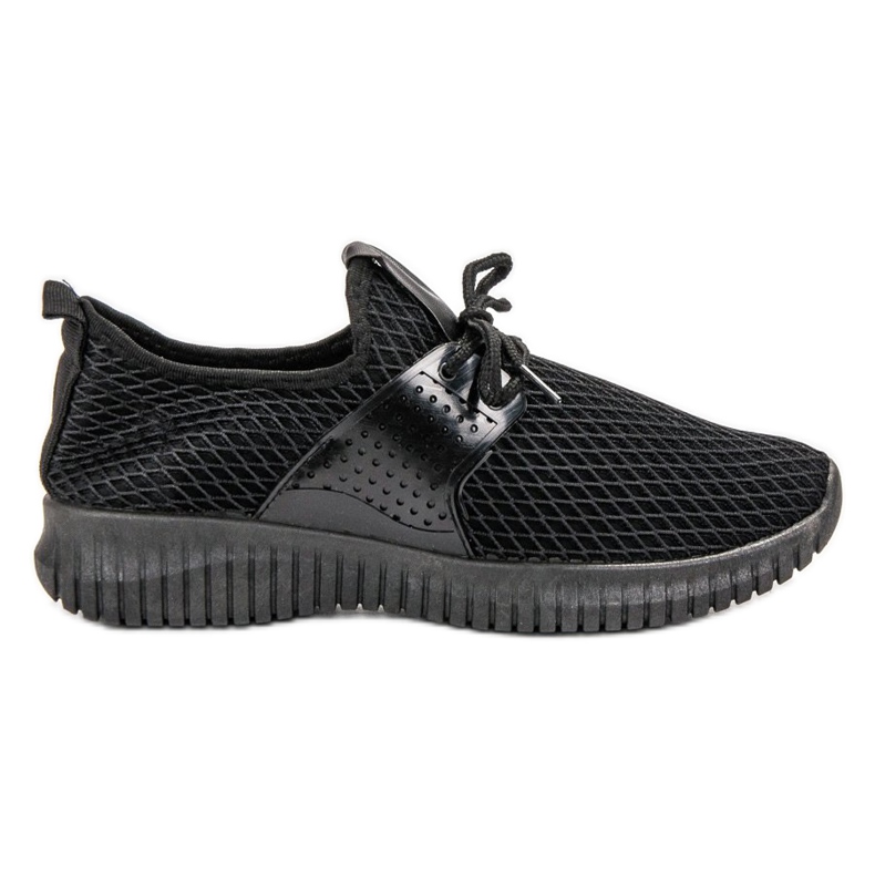 SHELOVET Scarpe sportive in tessuto nero