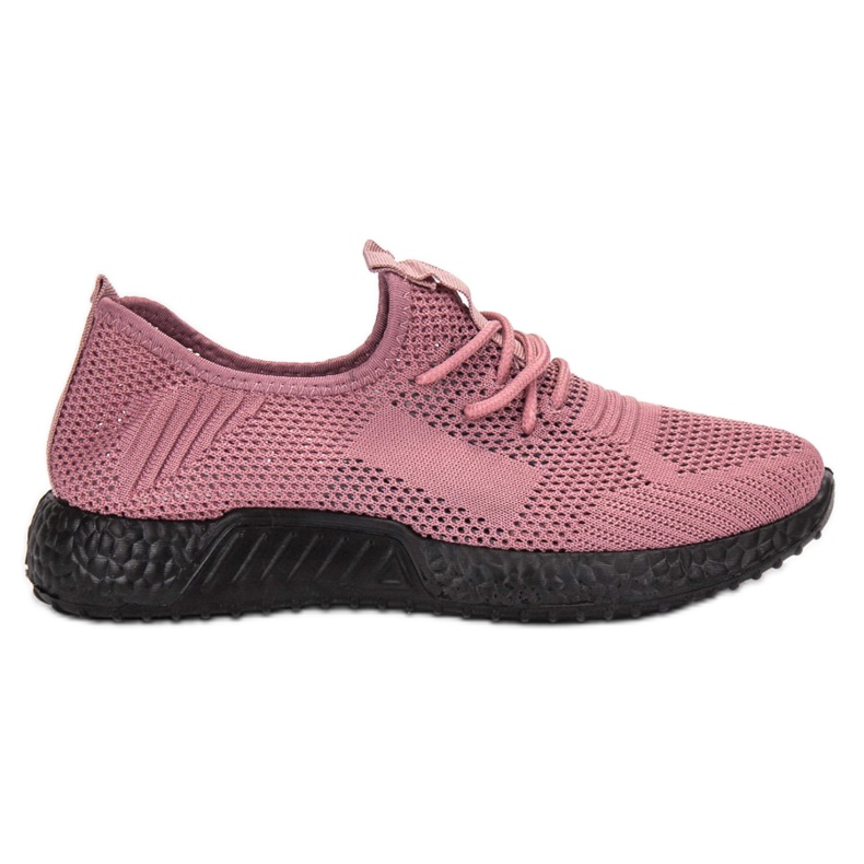 SHELOVET Scarpe sportive traforate rosa