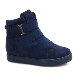 Sneakers Con Elastici XY-297 Blu Navy