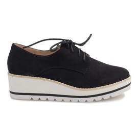 Scarpe Jazz su una zeppa LM-029 Nero