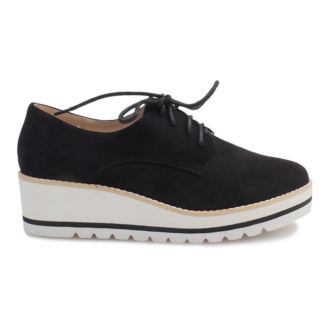 Scarpe Jazz su una zeppa LM-029 Nero