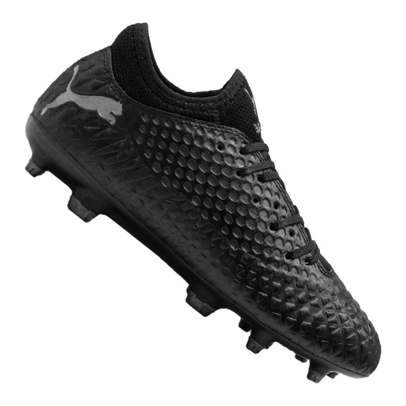 Scarpe da calcio Puma Future 4.4 Fg / Ag Jr 105696-02 nero nero