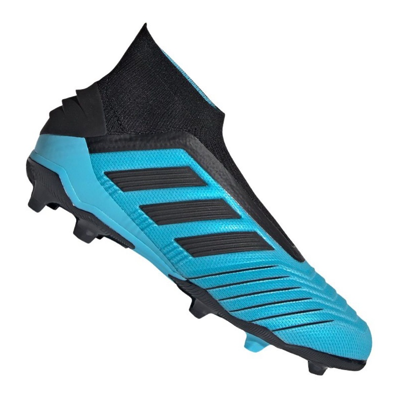 Scarpe da calcio Adidas Predator 19+ Fg Jr G25788 blu blu
