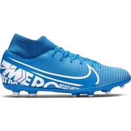 Nike Mercurial Superfly 7 Club FG / MG M AT7949-414 scarpe da calcio blu blu
