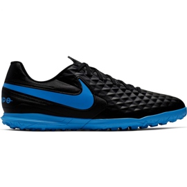Scarpe da calcio Tiempo Nike Legend 8 Club Tf M AT6109 004 nere nero nero