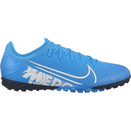 Nike Mercurial Vapor 13 Pro Tf M AT8004 414 Scarpe da calcio blu