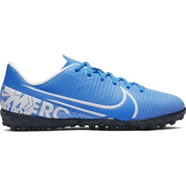 Nike Mercurial Vapor 13 Academy Tf Jr AT8145 414 scarpe da calcio blu
