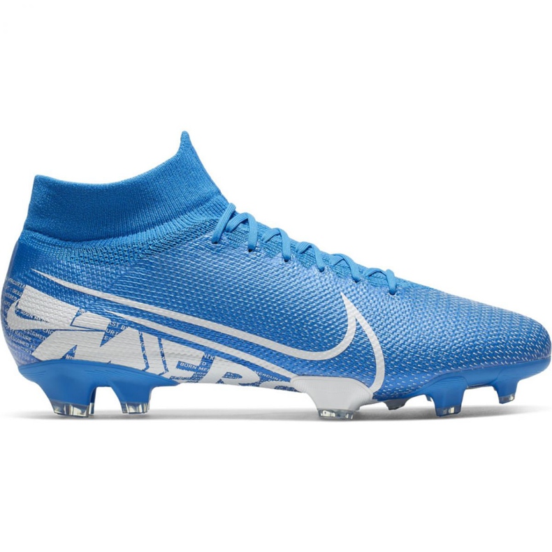 Nike Mercurial Superfly 7 Pro Fg M AT5382 414 scarpe da calcio blu