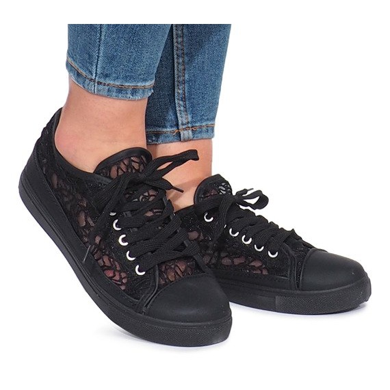 Sneakers traforate Dolita nere nero