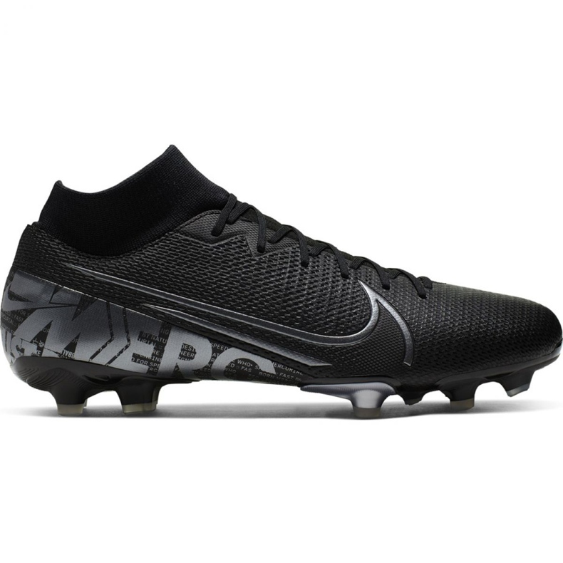 Scarpa da calcio Nike Mercurial Superfly 7 Academy FG / MG M AT7946-001 nero nero