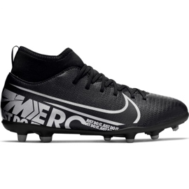 Nike Mercurial Superfly 7 Club FG / MG Jr AT8150-001 scarpe da calcio rosa nero