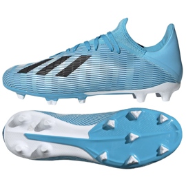 Scarpe da calcio Adidas X 19.3 Fg M F35383 grigio blu