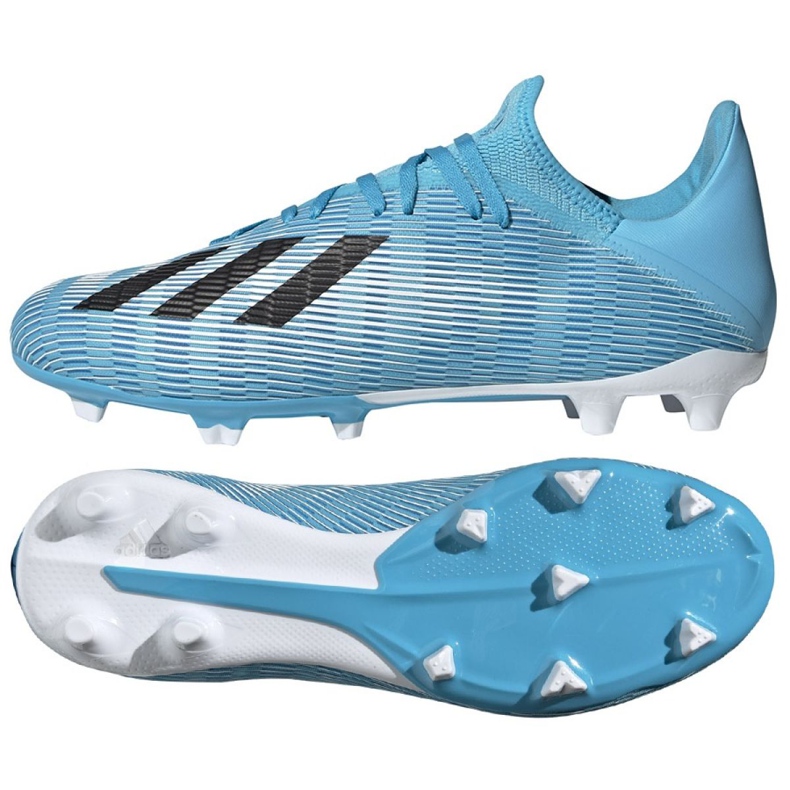 Scarpe da calcio Adidas X 19.3 Fg M F35383 grigio blu