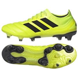 Scarpe da calcio Adidas Copa 19.1 Fg M F35519 giallo giallo