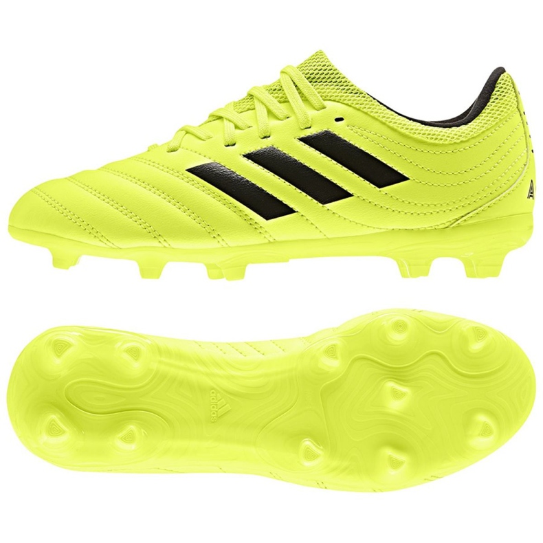 Scarpe da calcio Adidas Copa 19.3 Fg Jr F35466 giallo giallo