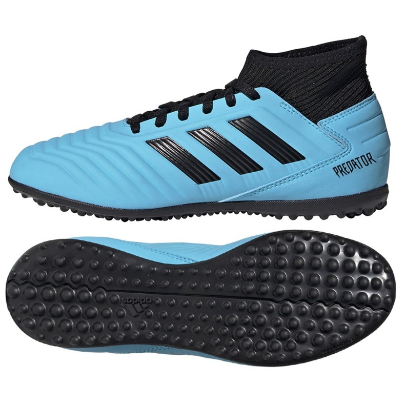 Scarpe da calcio Adidas Predator 19.3 Tf Jr G25803 blu blu