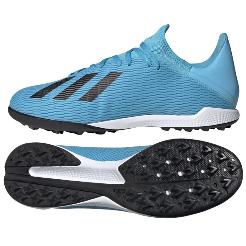 Scarpe da calcio Adidas X 19.3 Tf M F35375 blu blu